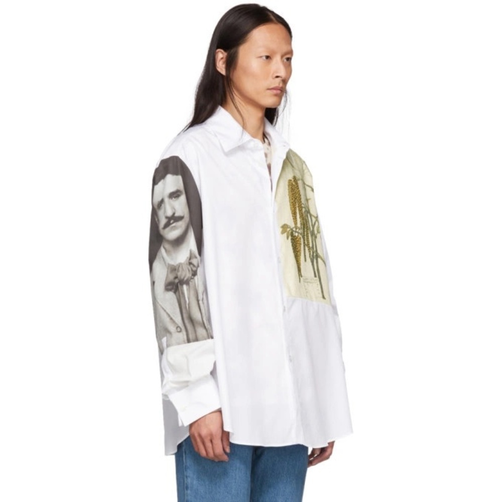 Loewe Cream Shirt with Subtle Design
